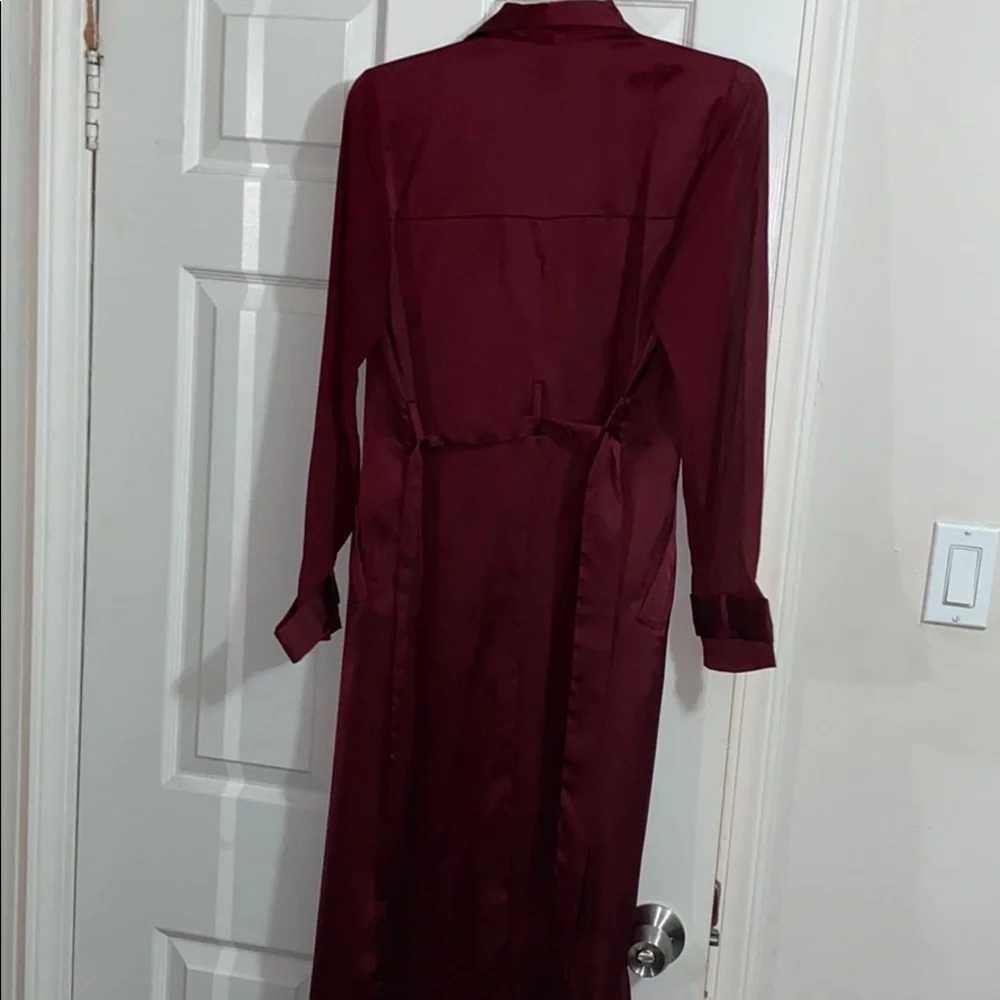 Windsor Burgundy Duster coat - Picture 4 of 4
